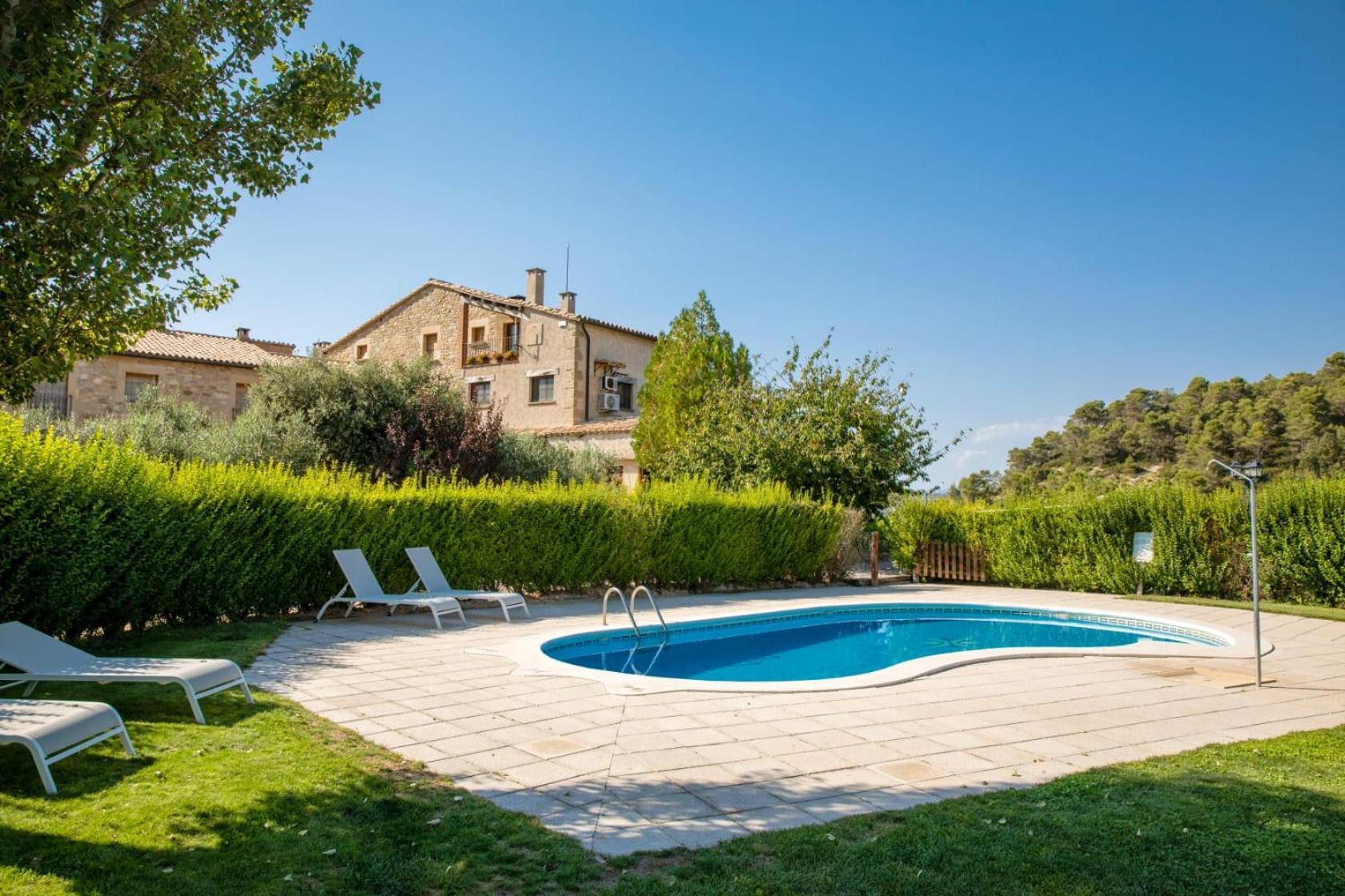 Bed and Breakfast Cal Ros Calonge de Segarra Esterno foto